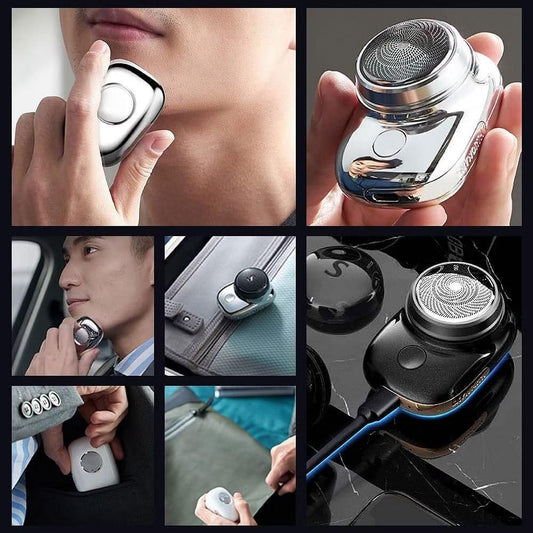 Portable Mini Electric Shaver - Compact Travel Grooming Kit